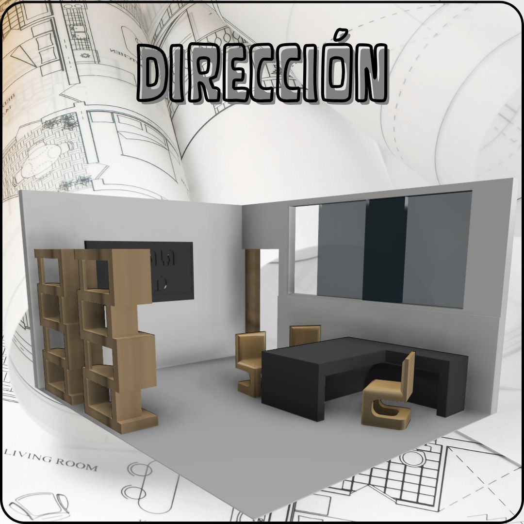 FULL KIT MUEBLES ESCUELA: ESCALA 1:100