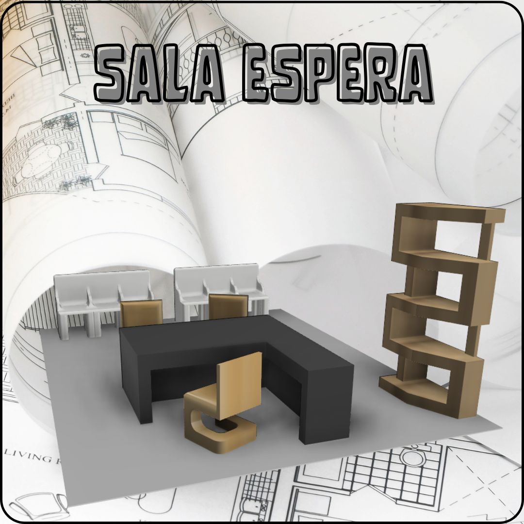 FULL KIT MUEBLES ESCUELA: ESCALA 1:100
