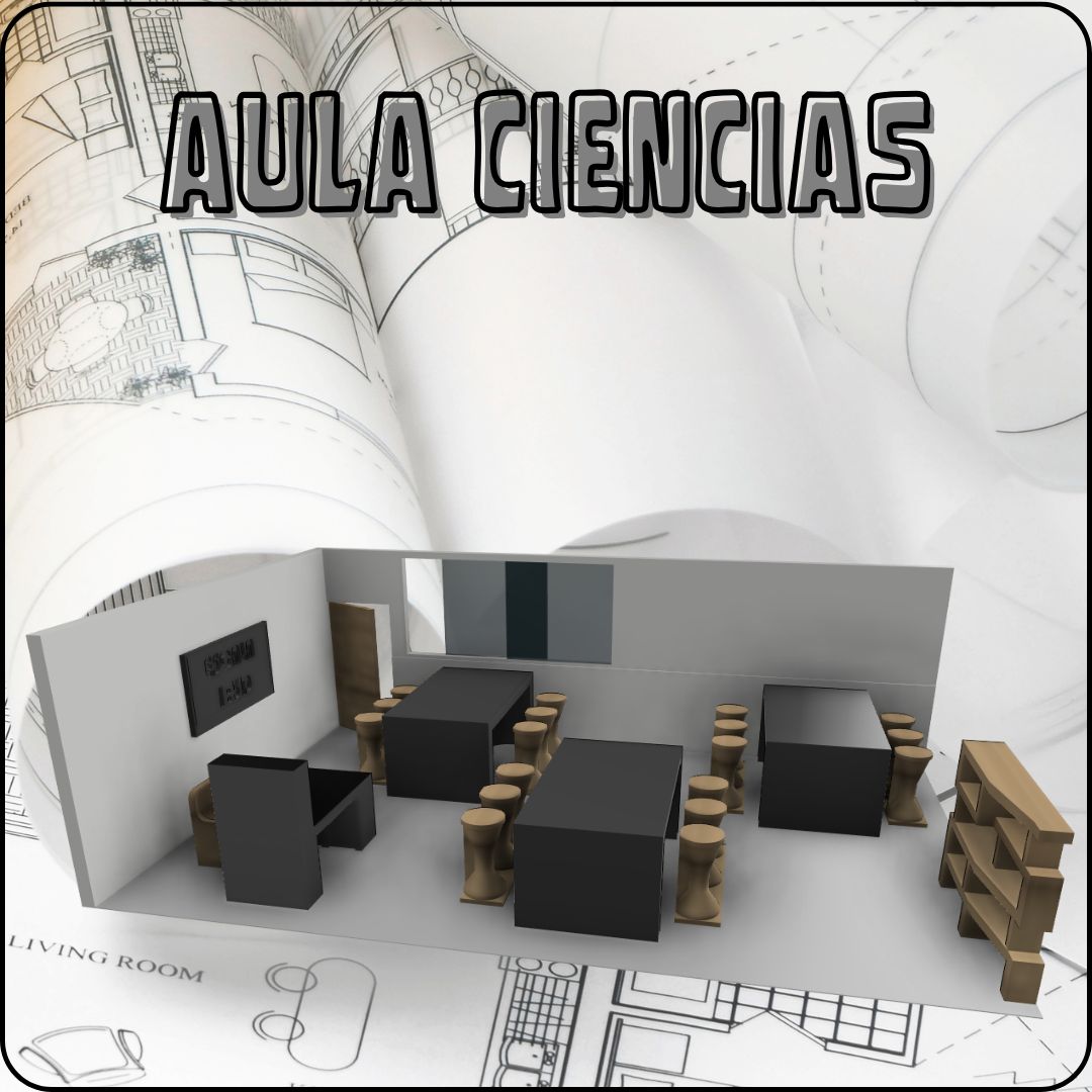 FULL KIT MUEBLES ESCUELA: ESCALA 1:100