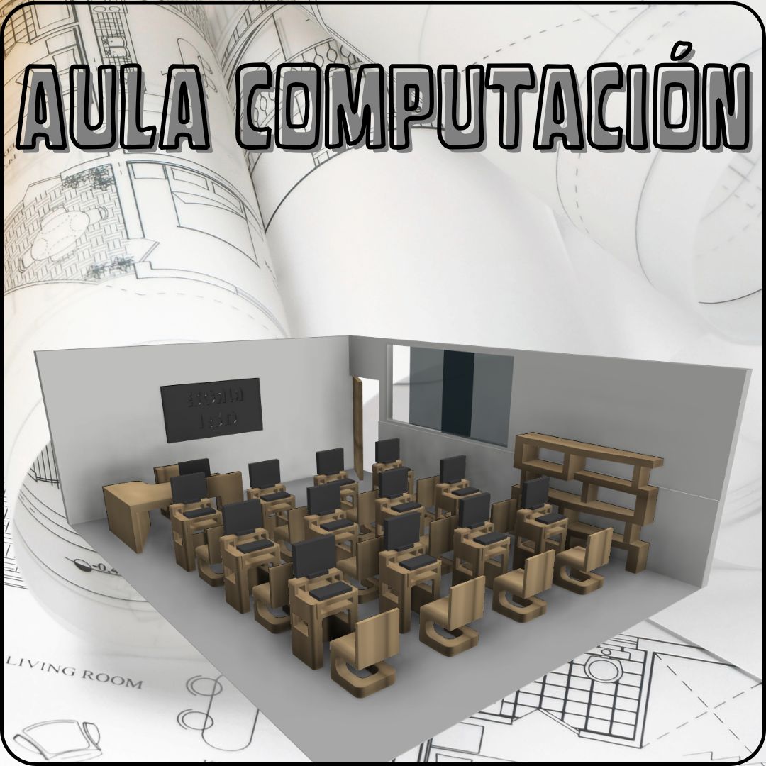 FULL KIT MUEBLES ESCUELA: ESCALA 1:100