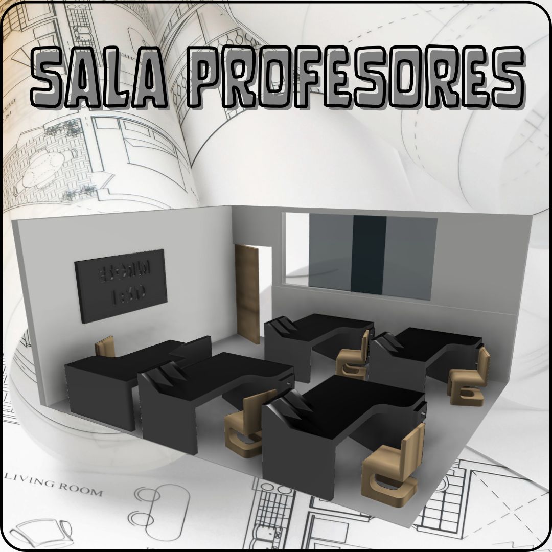FULL KIT MUEBLES ESCUELA: ESCALA 1:100