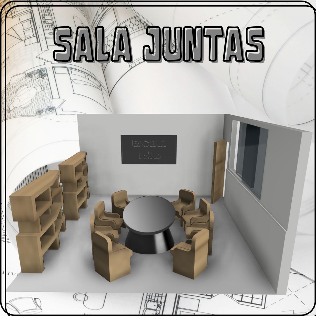 FULL KIT MUEBLES ESCUELA: ESCALA 1:100