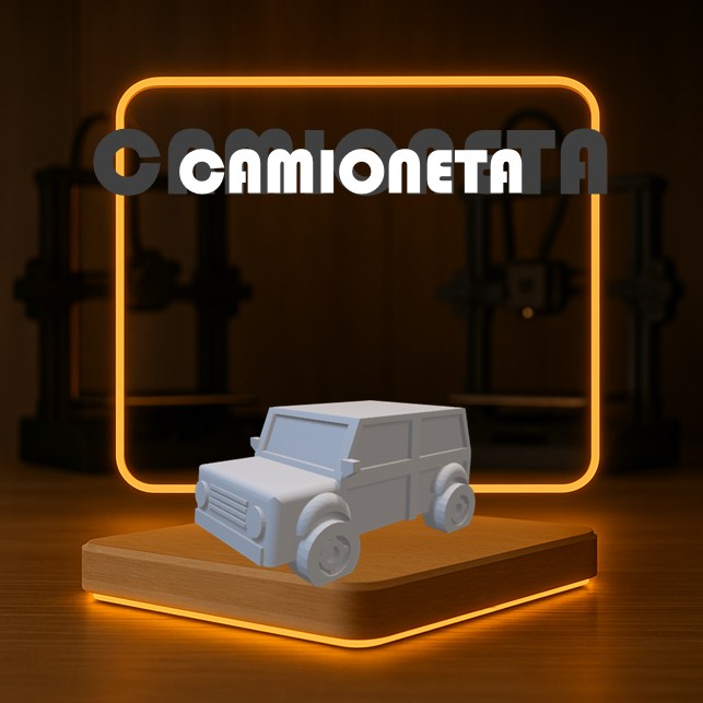 Set de CAMIONETA a Escala para Maquetas – 1 Pieza