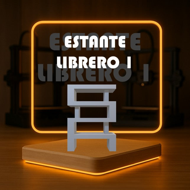 Set de ESTANTE LIBRERO 1 a Escala para Maquetas – 3 Piezas