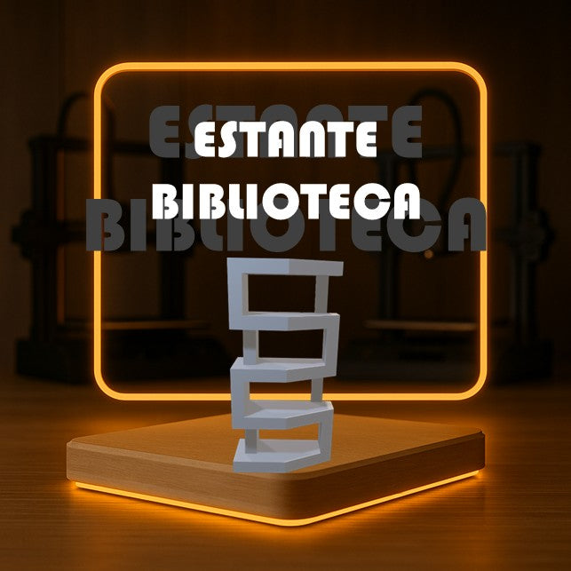 Set de ESTANTE BIBLIOTECA a Escala para Maquetas – 3 Piezas