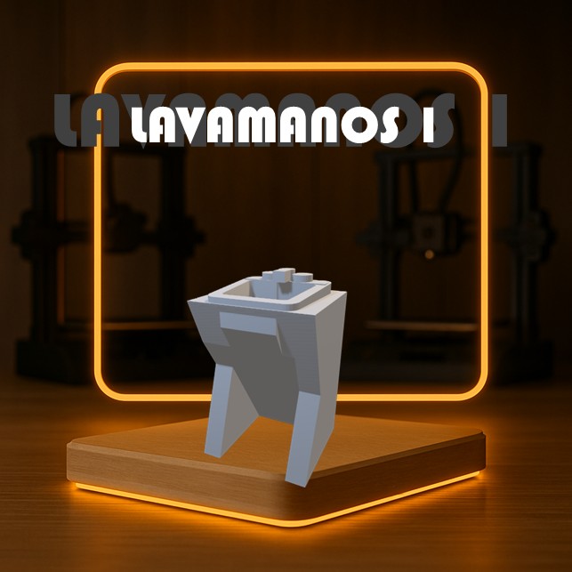 Set de LAVAMANOS 1 a Escala para Maquetas – 2 Piezas