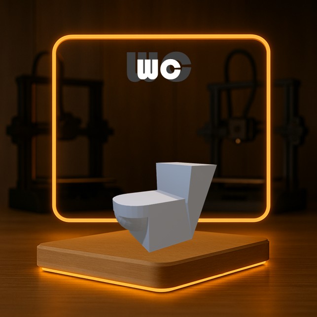 Set de WC a Escala para Maquetas – 3 Piezas