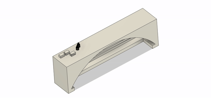 Set de BARRA EMPAQUETADO a Escala para Maquetas – 2 Piezas