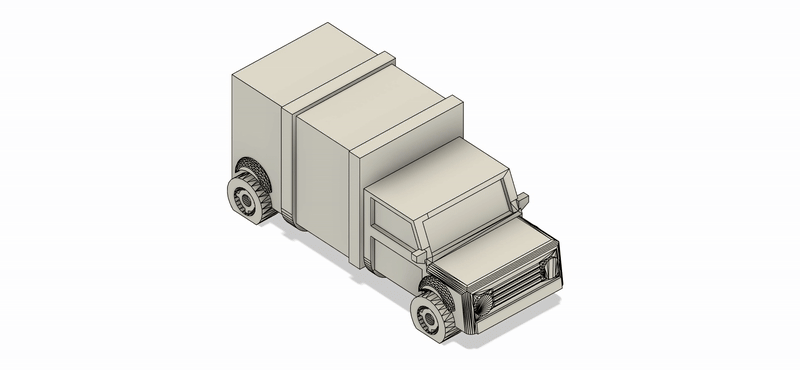 Set de CAMIÓN a Escala para Maquetas – 1 Pieza
