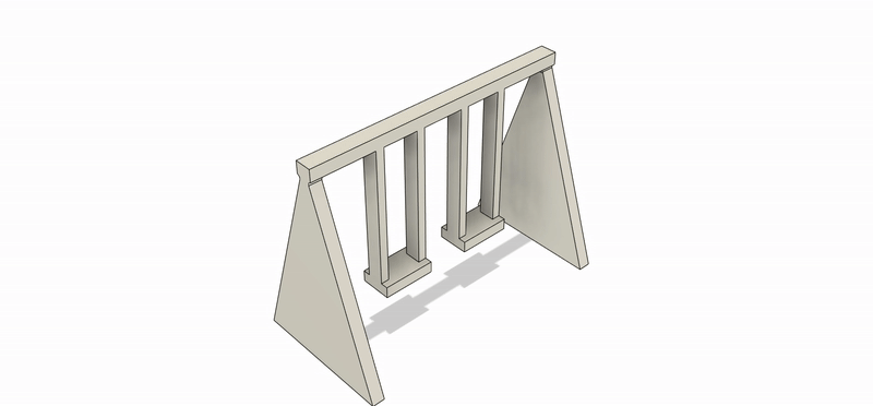 Set de COLUMPIOS a Escala para Maquetas – 3 Piezas