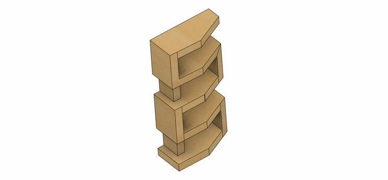 Set de ESTANTE BIBLIOTECA a Escala para Maquetas – 3 Piezas