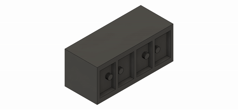 Set de GABINETE COCINA 1 a Escala para Maquetas – 3 Piezas