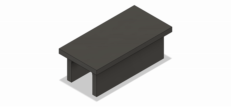 Set de MESA COMEDOR a Escala para Maquetas – 2 Piezas