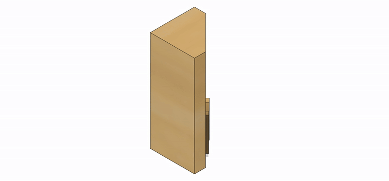 Set de MUEBLE ESQUINERO a Escala para Maquetas – 2 Piezas