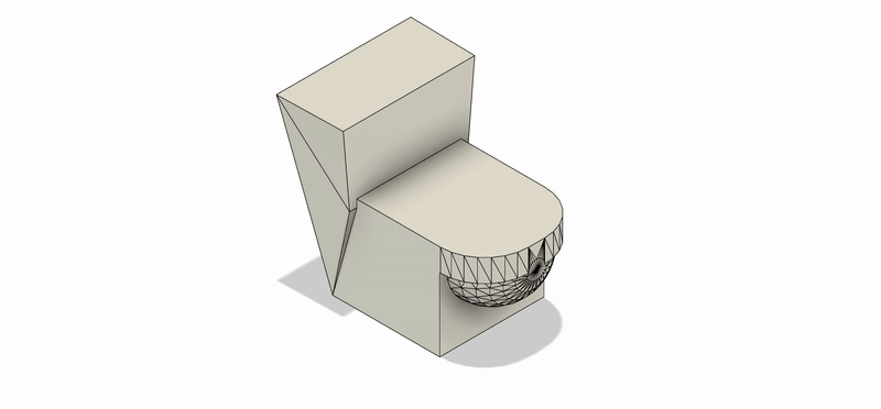 Set de WC a Escala para Maquetas – 3 Piezas