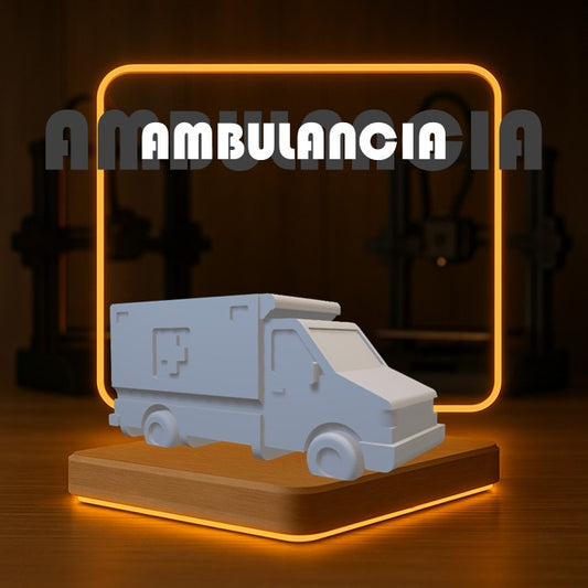 Set de AMBULANCIAS a Escala para Maquetas – 2 Piezas