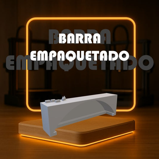 Set de BARRA EMPAQUETADO a Escala para Maquetas – 2 Piezas