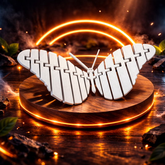 Mariposa Articulada Impresa en 3D – Figura Flexible Decorativa y Anti Estrés