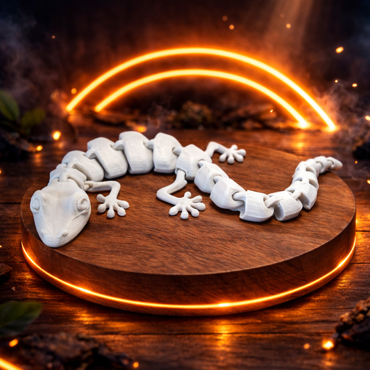 Lizard Articulado Impreso en 3D | Figura Flexible Decorativa y Anti Estrés