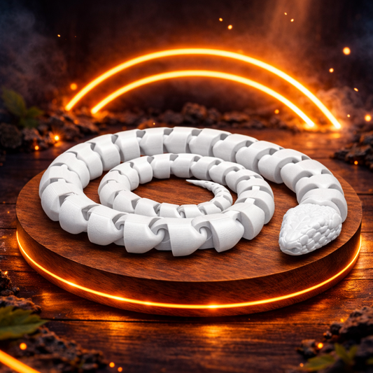 Serpiente Articulada Impresa en 3D | Modelo Flexible de Gran Tamaño - Anti Estrés