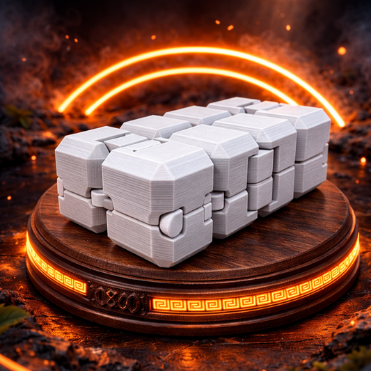 Cubo Infinito 3D Articulado – Fidget Anti Estrés Impreso en 3D