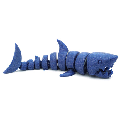Tiburón Articulado 3D Flexible – Figura Impresa en 3D Anti Estrés
