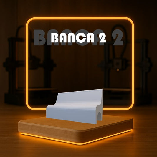 Set de BANCA 2 a Escala para Maquetas – 5 Piezas
