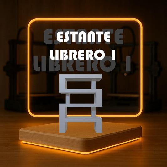 Set de ESTANTE LIBRERO 1 a Escala para Maquetas – 3 Piezas