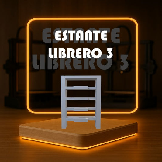 Set de ESTANTE LIBRERO 3 a Escala para Maquetas – 3 Piezas
