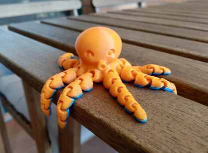Pulpo Articulado 3D Flexible – Figura Impresa en 3D Anti Estrés