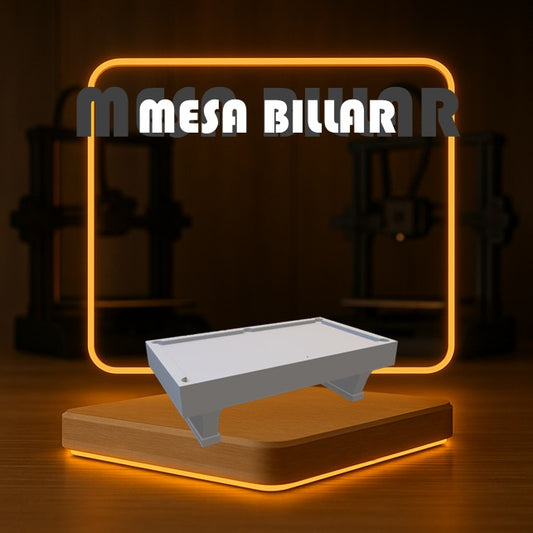 Set de MESA BILLAR a Escala para Maquetas – 1 Pieza