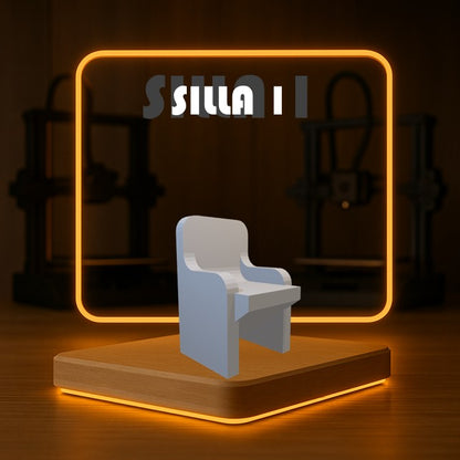 Set de SILLA 1 a Escala para Maquetas – 15 Piezas