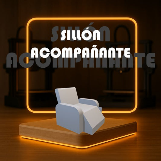 Set de SILLÓN ACOMPAÑANTE a Escala para Maquetas – 2 Piezas