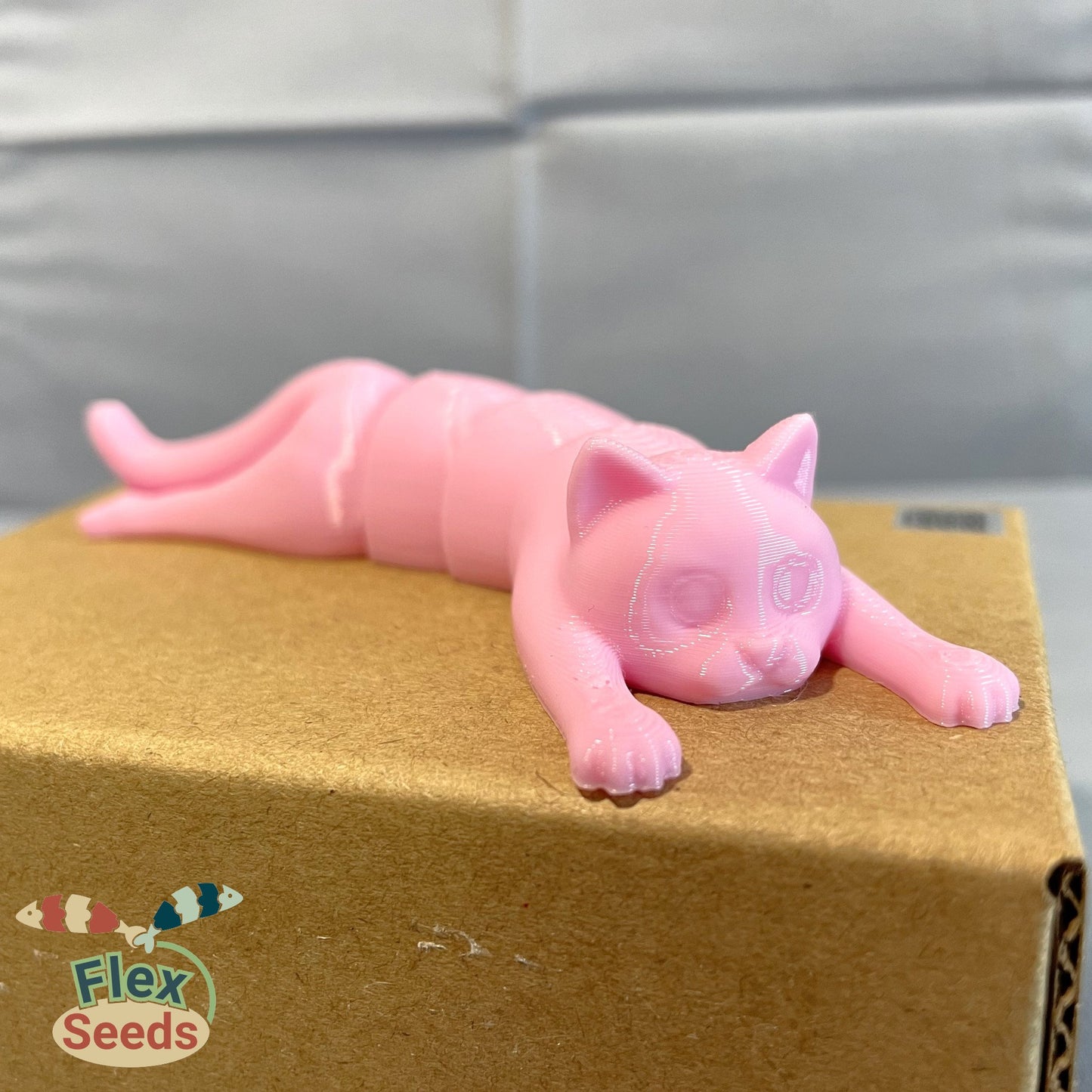 Gato Articulado 3D Flexible – Figura Impresa en 3D Anti Estrés