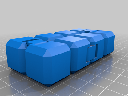 Cubo Infinito 3D Articulado – Fidget Anti Estrés Impreso en 3D