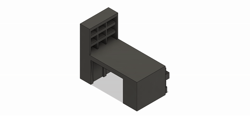 Set de MESA LABORATORIO 1 a Escala para Maquetas – 3 Piezas