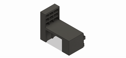 Set de MESA LABORATORIO 1 a Escala para Maquetas – 3 Piezas