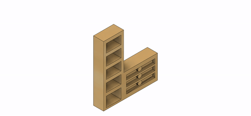 Set de MUEBLE BAÑO 1 a Escala para Maquetas – 2 Piezas
