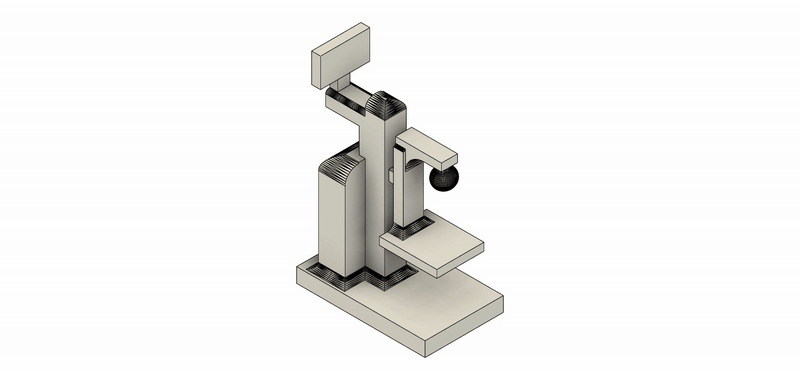 Set de MÁQUINA RAYOS X a Escala para Maquetas – 1 Pieza