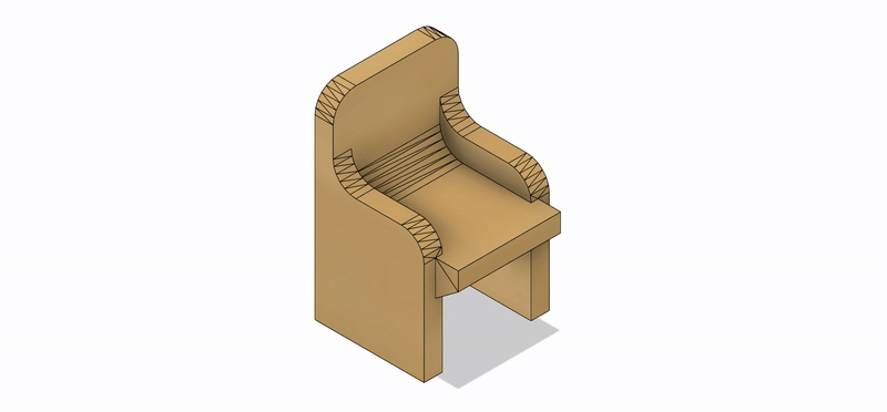 Set de SILLA 1 a Escala para Maquetas – 15 Piezas