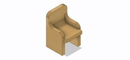 Set de SILLA 1 a Escala para Maquetas – 15 Piezas