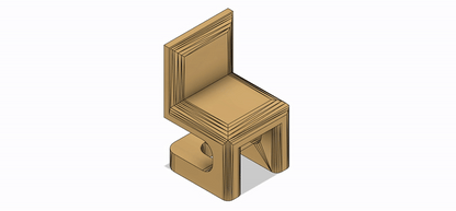 Set de SILLA 2 a Escala para Maquetas – 10 Piezas