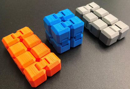 Cubo Infinito 3D Articulado – Fidget Anti Estrés Impreso en 3D